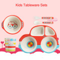 5PCS Car Shape Dinnerware for Children